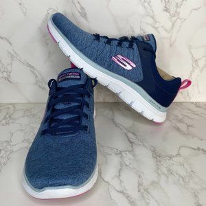 Skecher Flex Appeal 4.0 Turn Slip On Sneaker blue size 8 149307